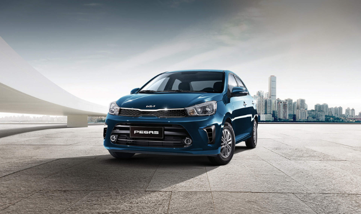 Rent Kia Pegas in JVC Dubai — cheapest car rental 120 AED/day